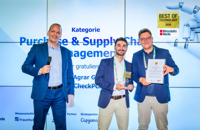 Best of Technology Award 2026 – Kategorie Purchase & Supply Chain Management