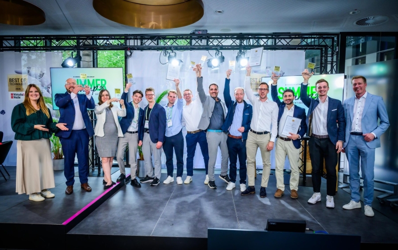 Die Gewinner des Best of Technology Awards 2026 auf der Bühne